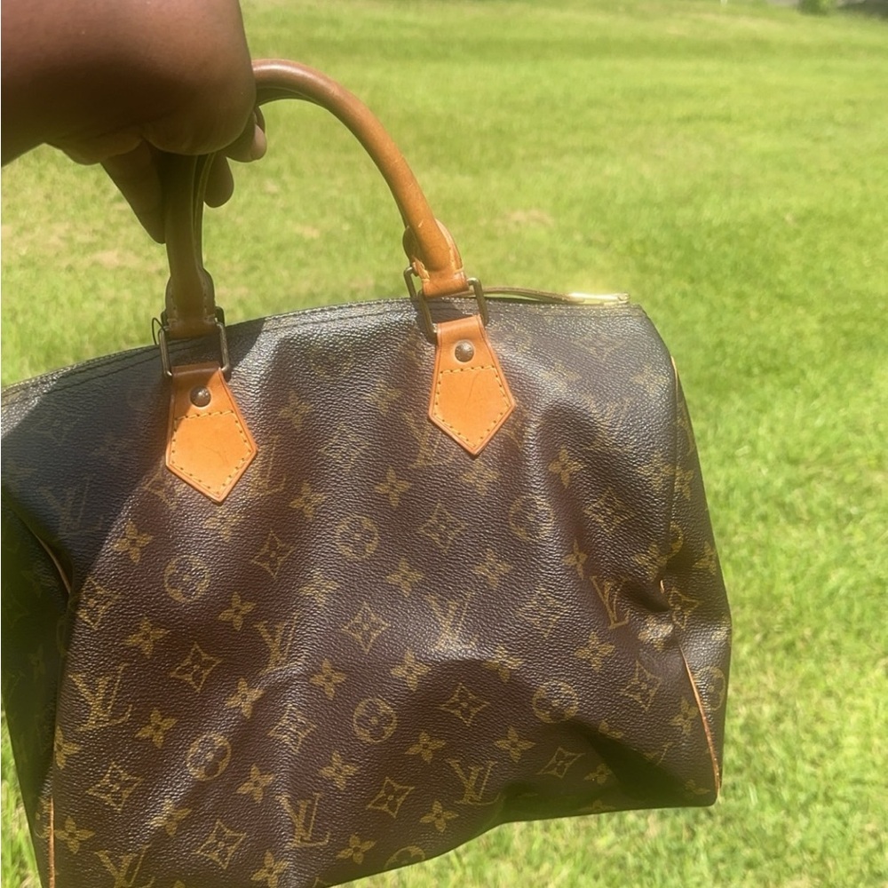 Louis Vuitton Brown Monogram Handbag speedy 40